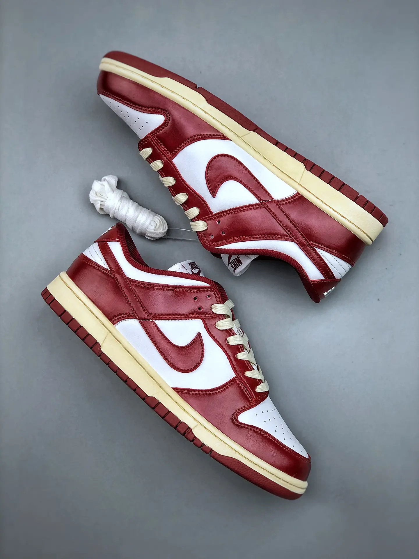 Nike Dunk Low PRM Vintage Team Red Sneakers Review | YtaYta